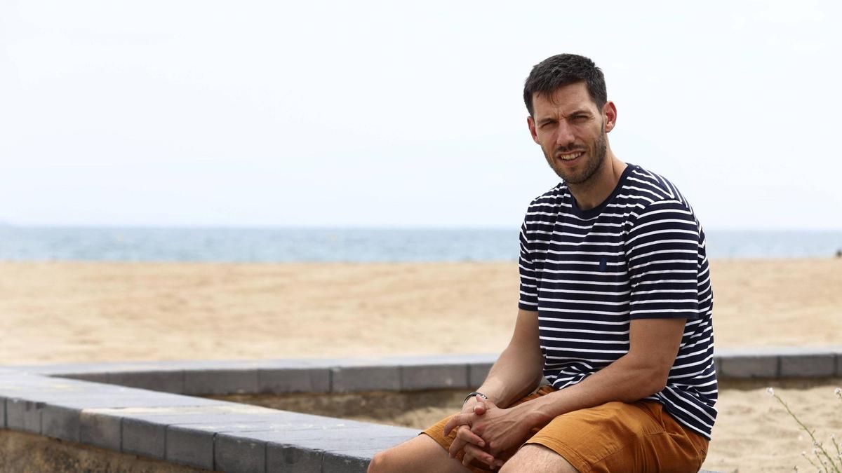 Sam Van Rossom, durante una entrevista con el Valencia Basket.