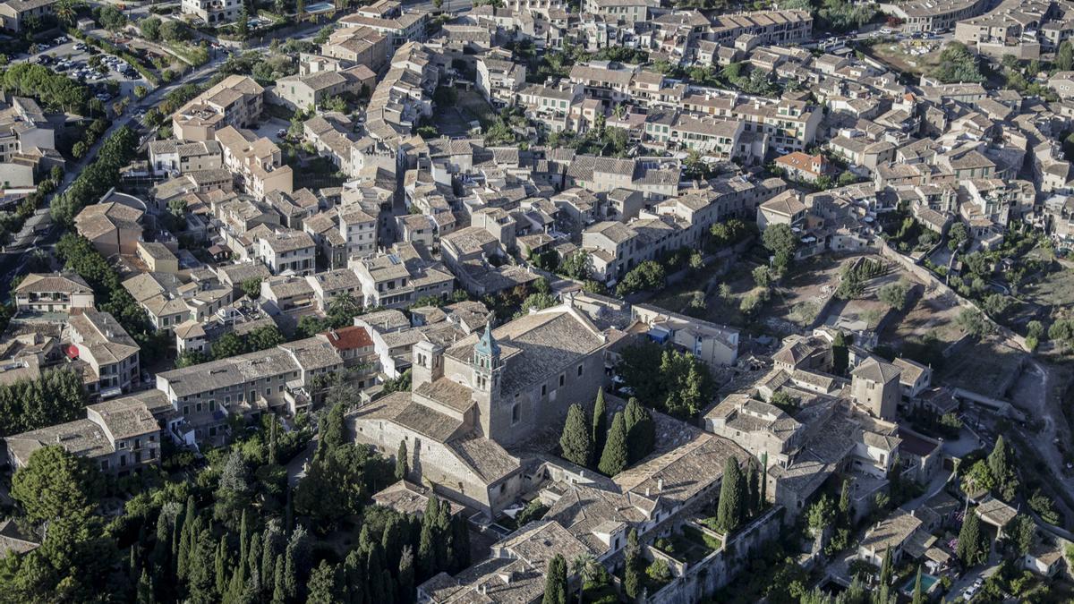 Vista aérea de Valldemossa