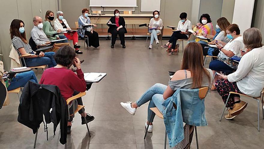 Primera reunión presencial de Enlazados tras el inicio de la pandemia.