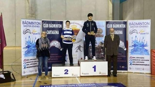 Rodrigo Sanjurjo, en el peldaño más alto del podio.