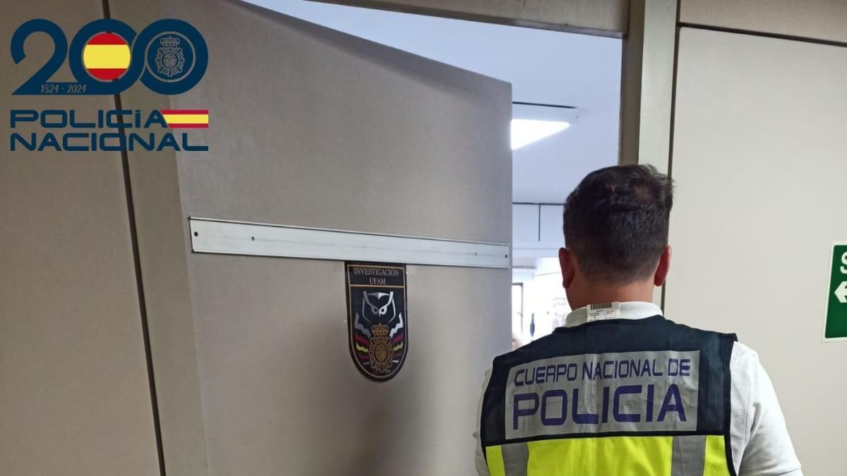 Un agente de la Policía Nacional en una imagen de archivo.