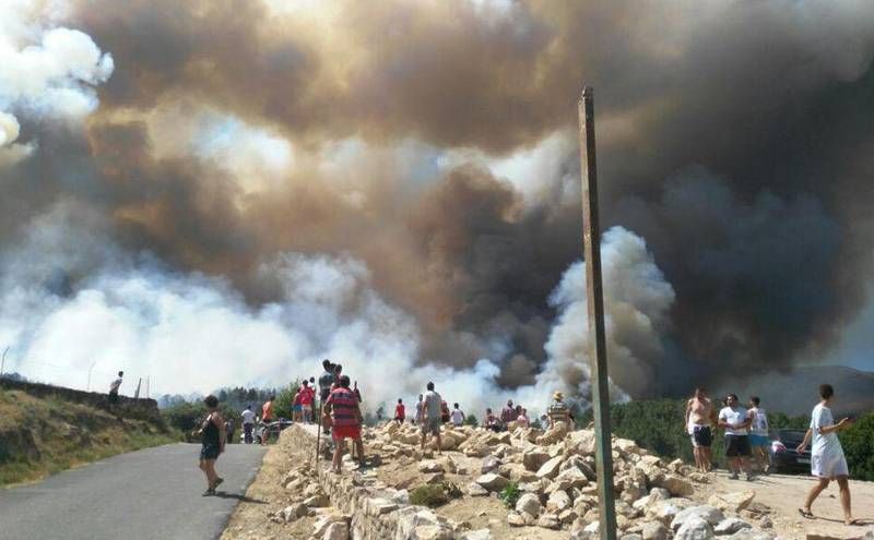 Incendio de Acebo y Perales del Puerto