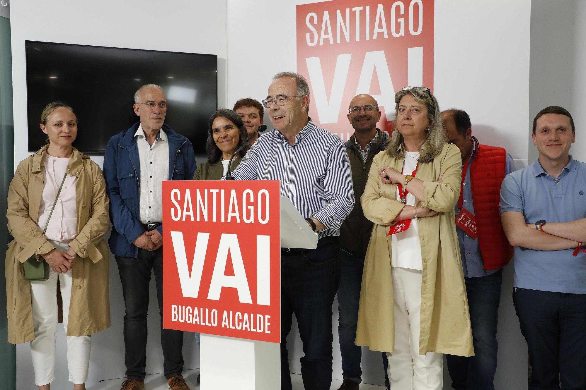 A noite electoral do BNG de Santiago en imaxes