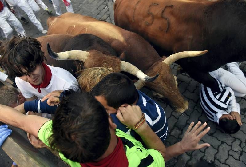 Encierro del cuarto día de las fiestas