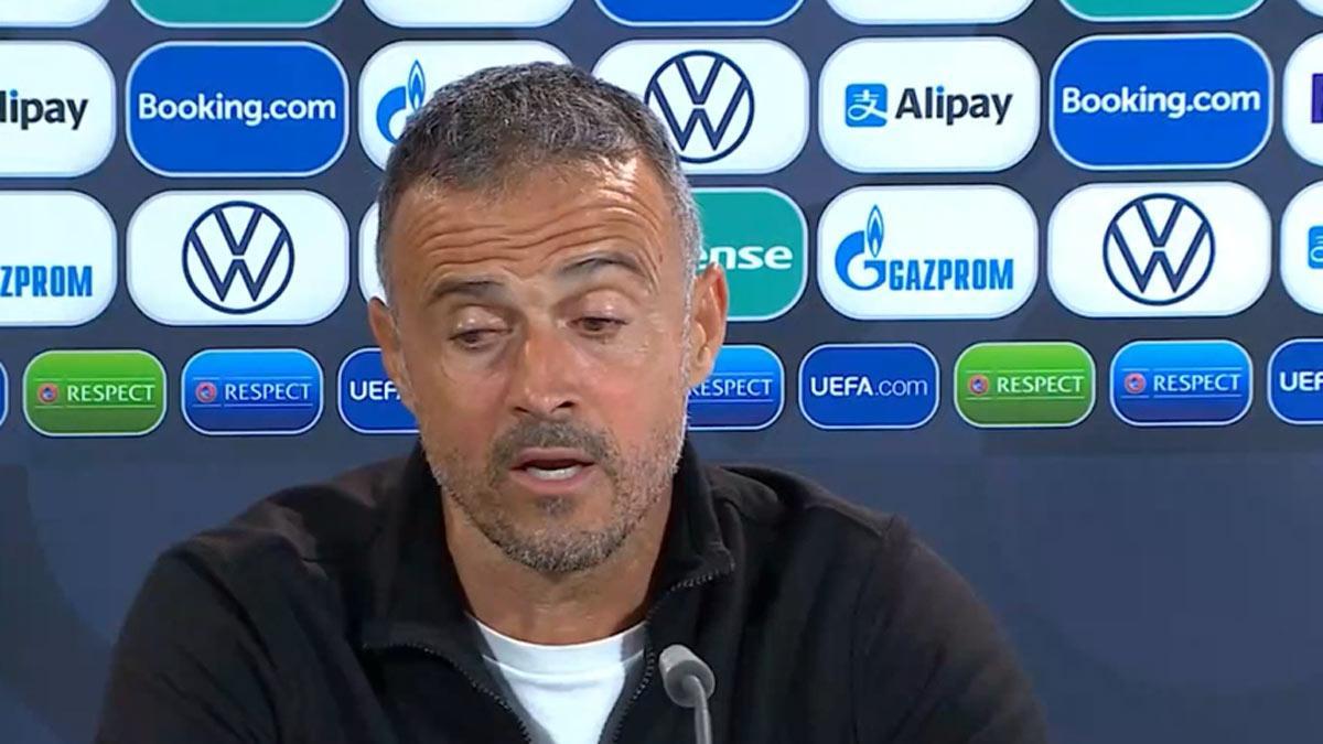 Luis Enrique: "Gavi juega como en el patio de su casa"