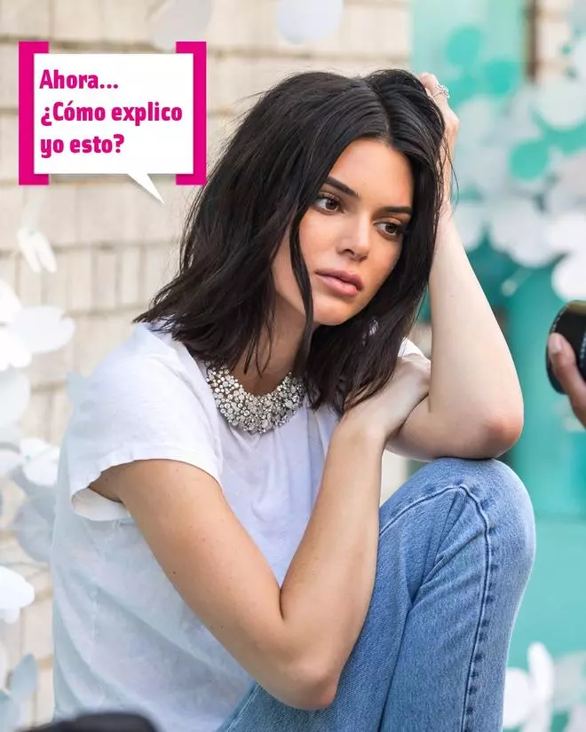 Kendall Jenner y su 'no cara' se van de sesión de fotos