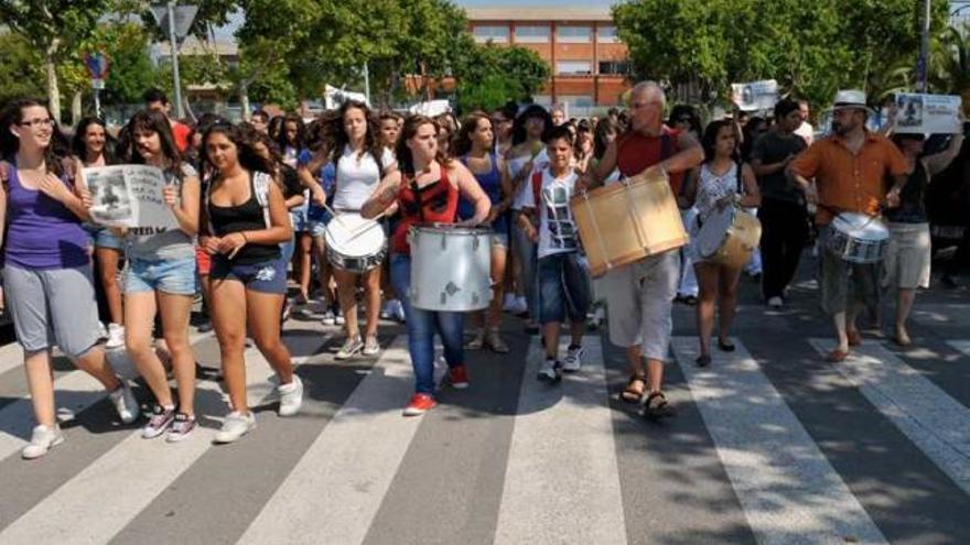 Imagen de la cuarta marcha por el Salto del Agua.