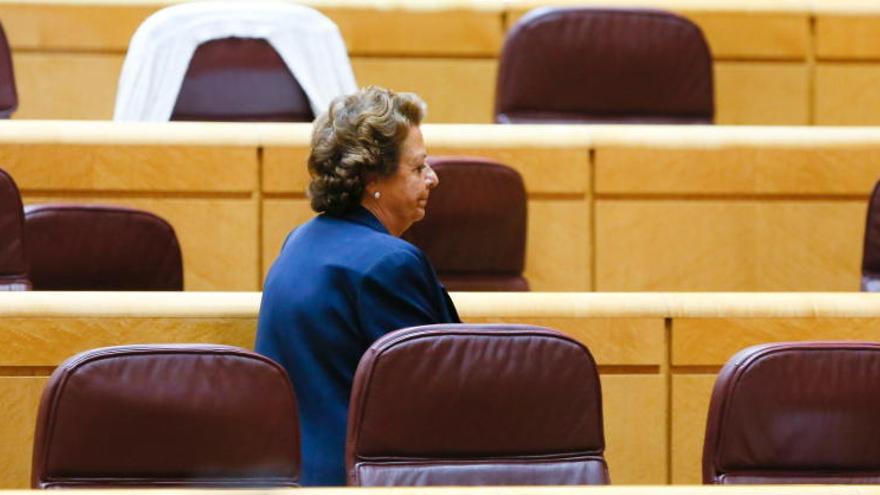 Rita Barberá, en el Senado en la anterior legislatura.