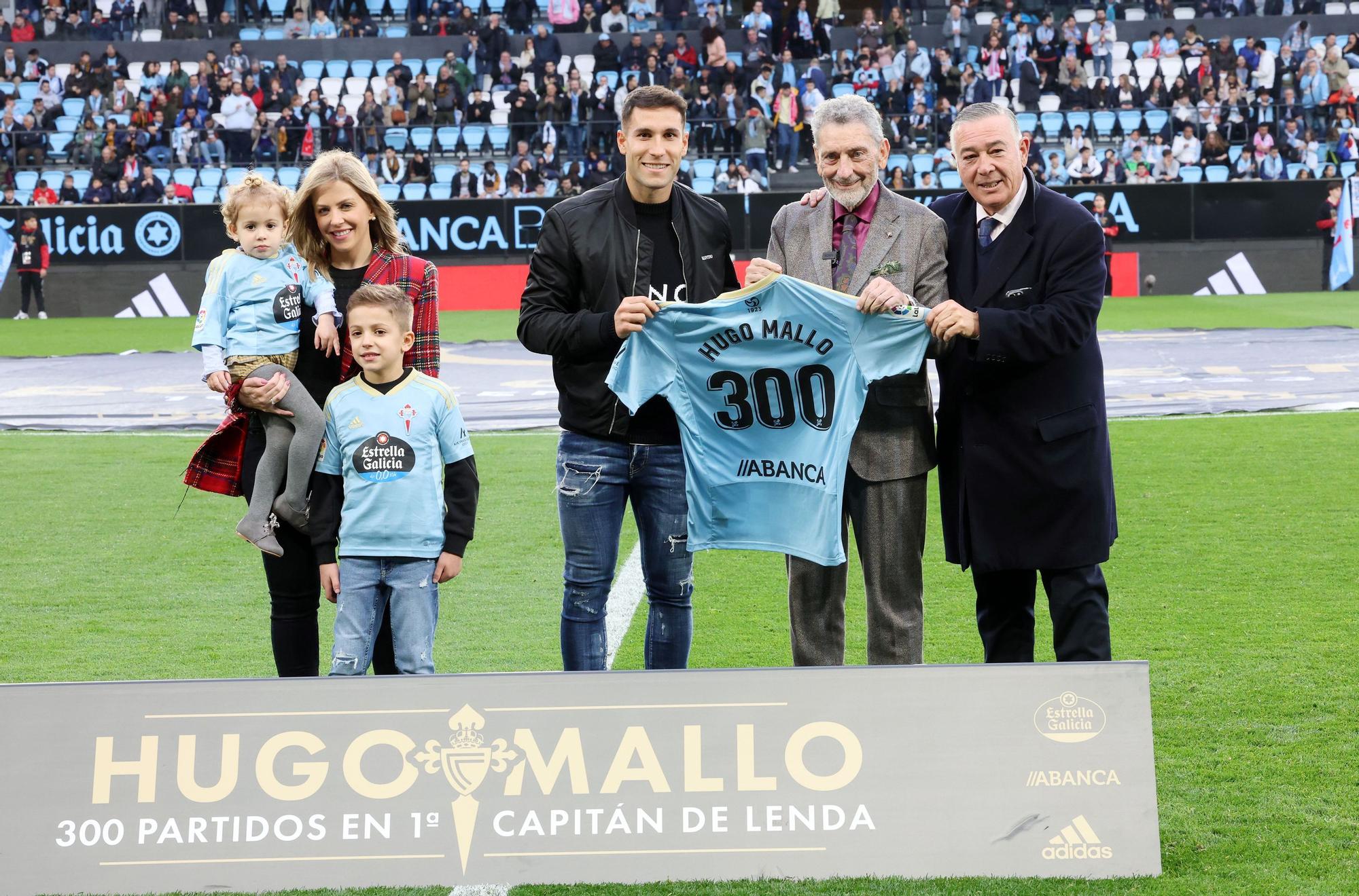 De la grada de Marcador al homenaje a Hugo Mallo: las imágenes del partido