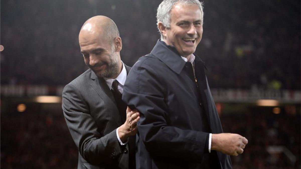 Guardiola y Mourinho han dejado atrás su enemistad