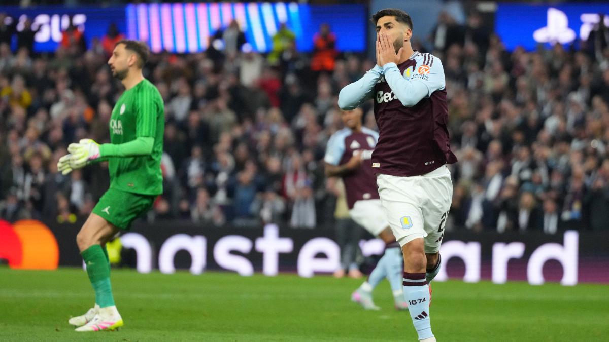 Resumen, goles y highlights del Aston Villa 3 - 2 PSG de la vuelta de cuartos de final de la Champions League