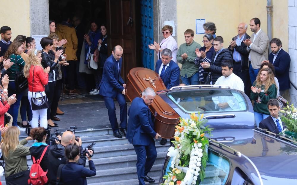 Funeral de David Carragal en Cudillero