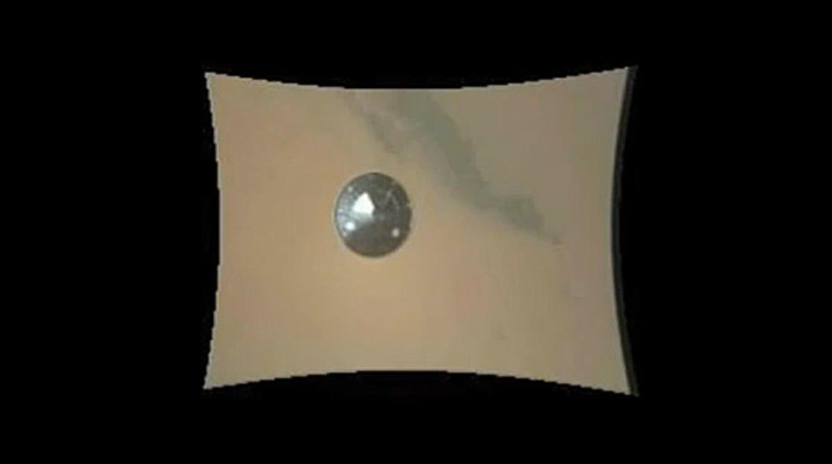 Aterrizaje del ’Curiosity’ en suelo de Marte.
