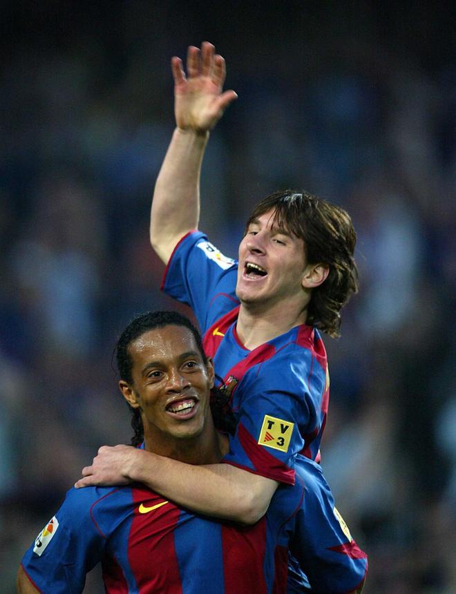 Messi y Ronaldinho marcaron una época