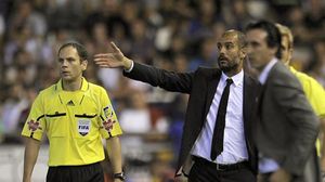 L’entrenador del FC Barcelona va acceptar com a just el resultat d’empat a dos a Mestalla contra el València.