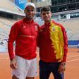 Rafa Nadal y Carlos Alcaraz, en París