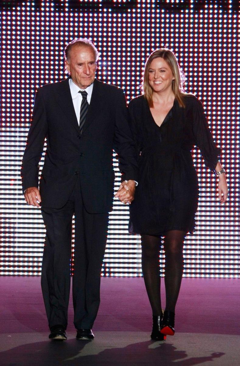 Andrés Sardá con su hija