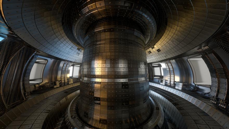 Reactor de fusión Tokamak.