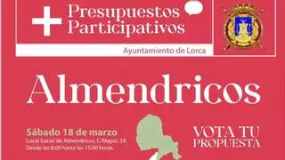 1.459 vecinos de Almendricos deciden el destino de 100.000 euros de Lorca