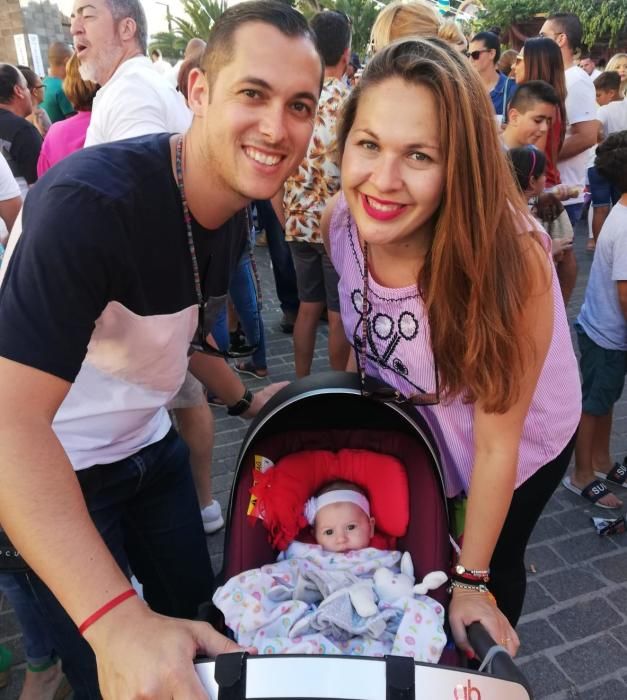 Isora, la más pequeña del Carnaval chicharrero