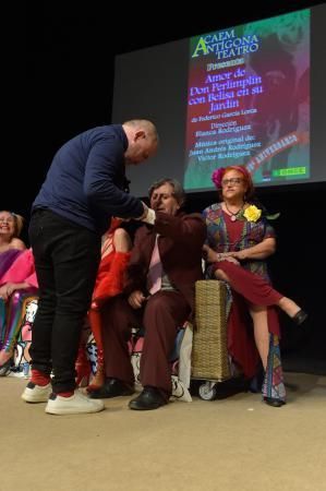 22-02-2020 LAS PALMAS DE GRAN CANARIA. Actores del Grupo Antígona de la ONCE que representan la obra 'Amor de don Perlimplín', Sala Insular de Teatro. Fotógrafo: ANDRES CRUZ  | 22/02/2020 | Fotógrafo: Andrés Cruz