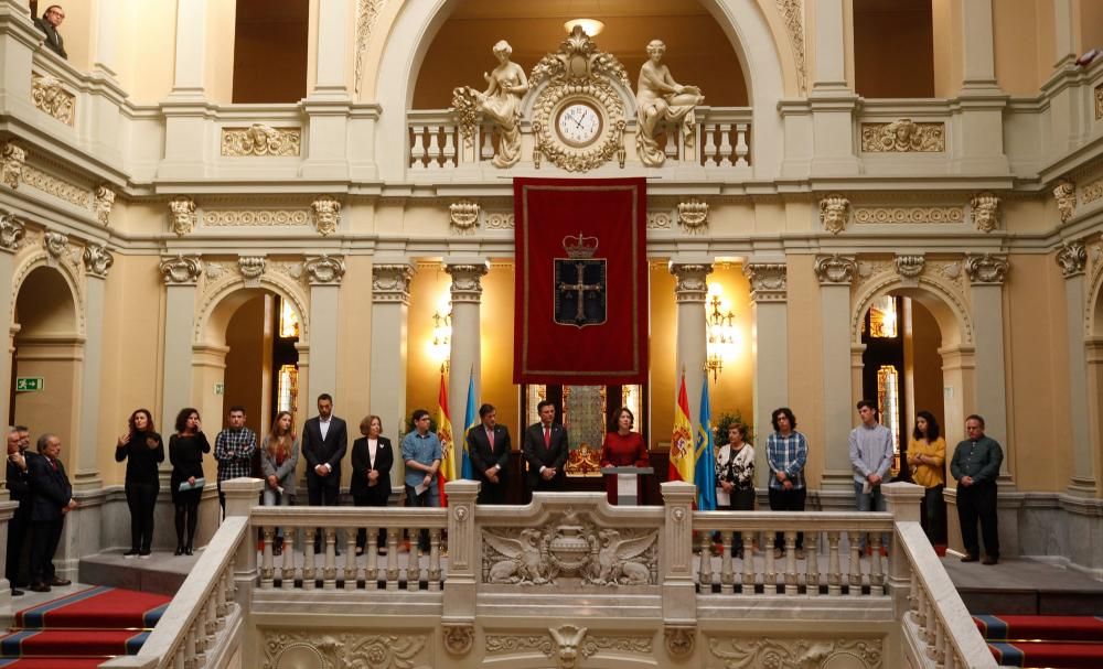 40.º aniversario de la Carta Magna en el Parlamento asturiano