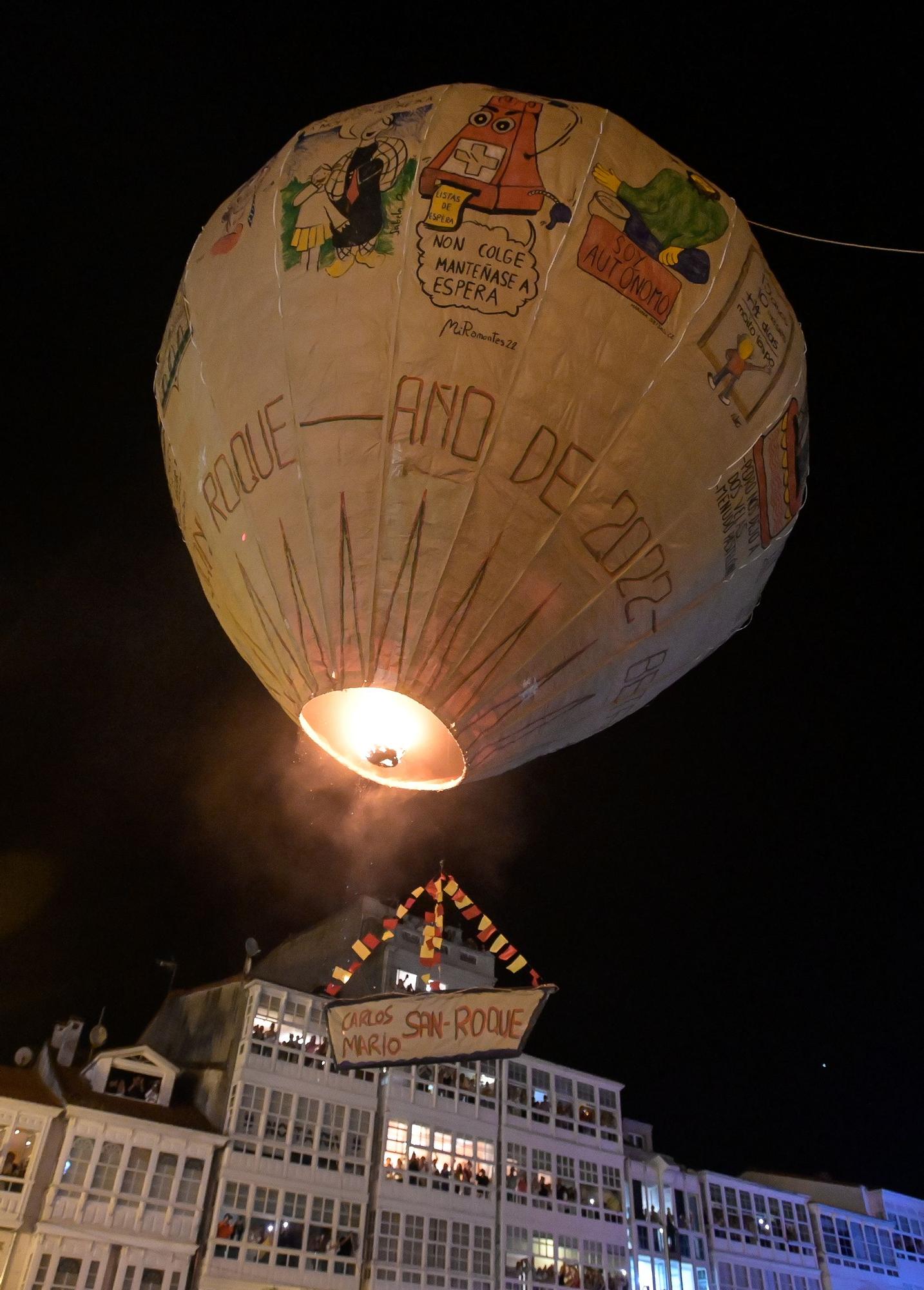 Y el globo más grande del mundó surcó el cielo gallego