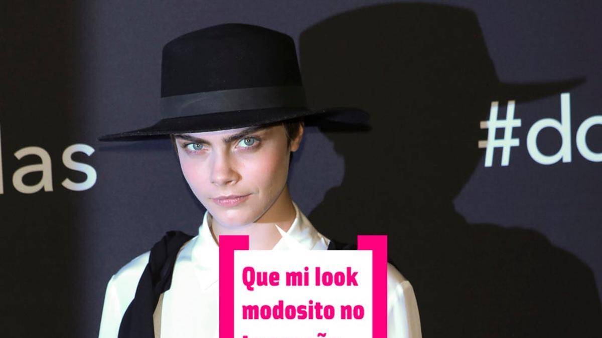 Cara Delevigne con look modosito