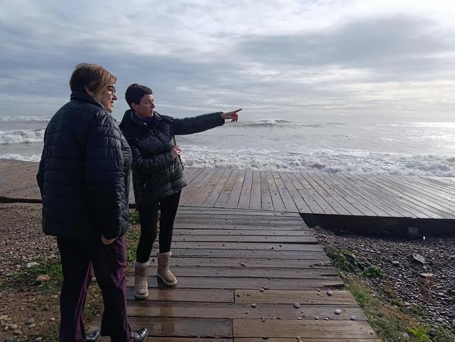 Almenara reclama espigones urgentes tras los graves daños del temporal en la playa Casablanca