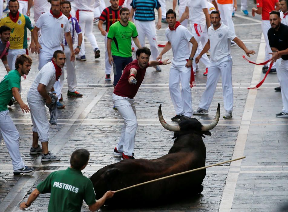 Segundo encierro de los Sanfermines 2016