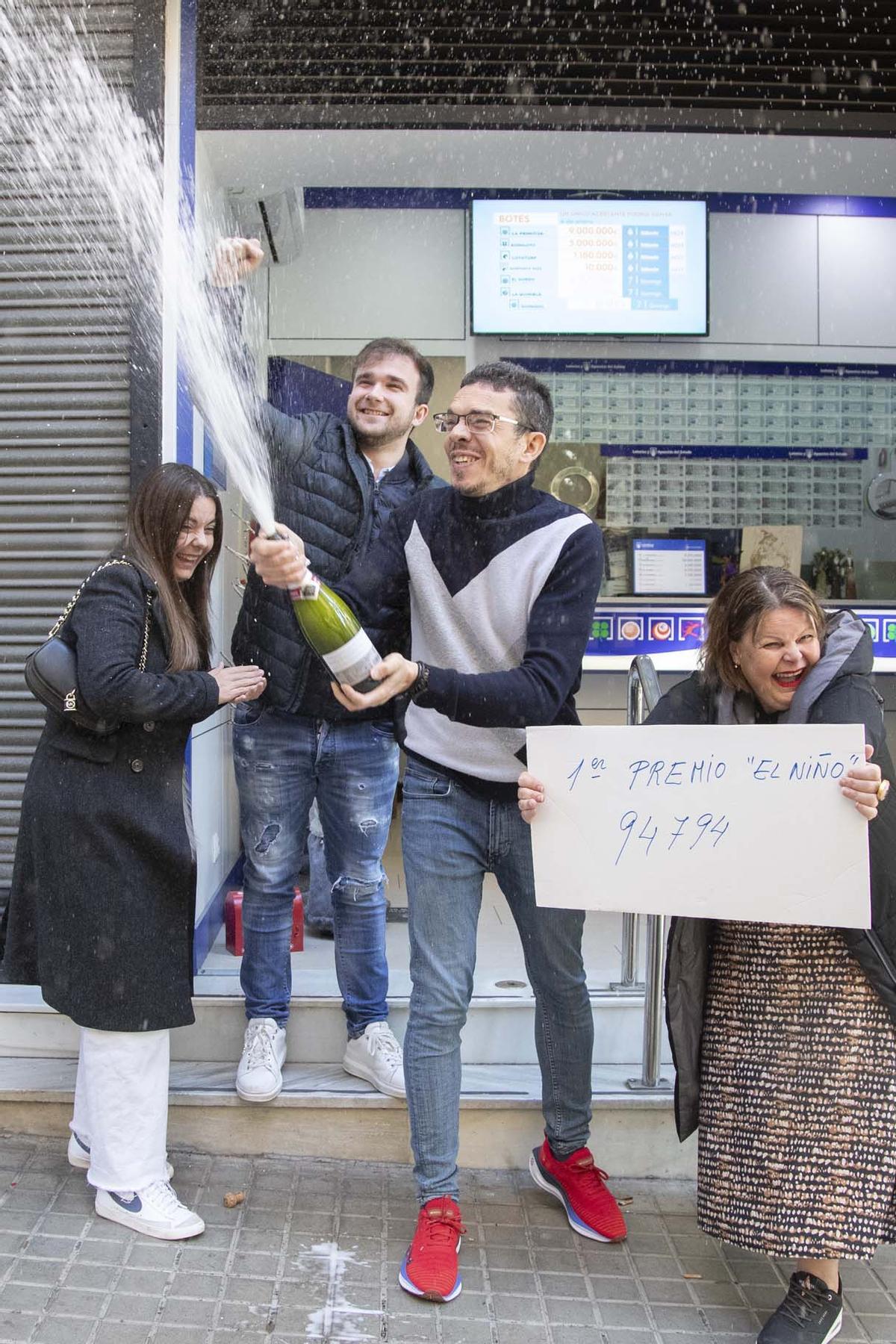 Celebraciones por el sorteo de El Niño