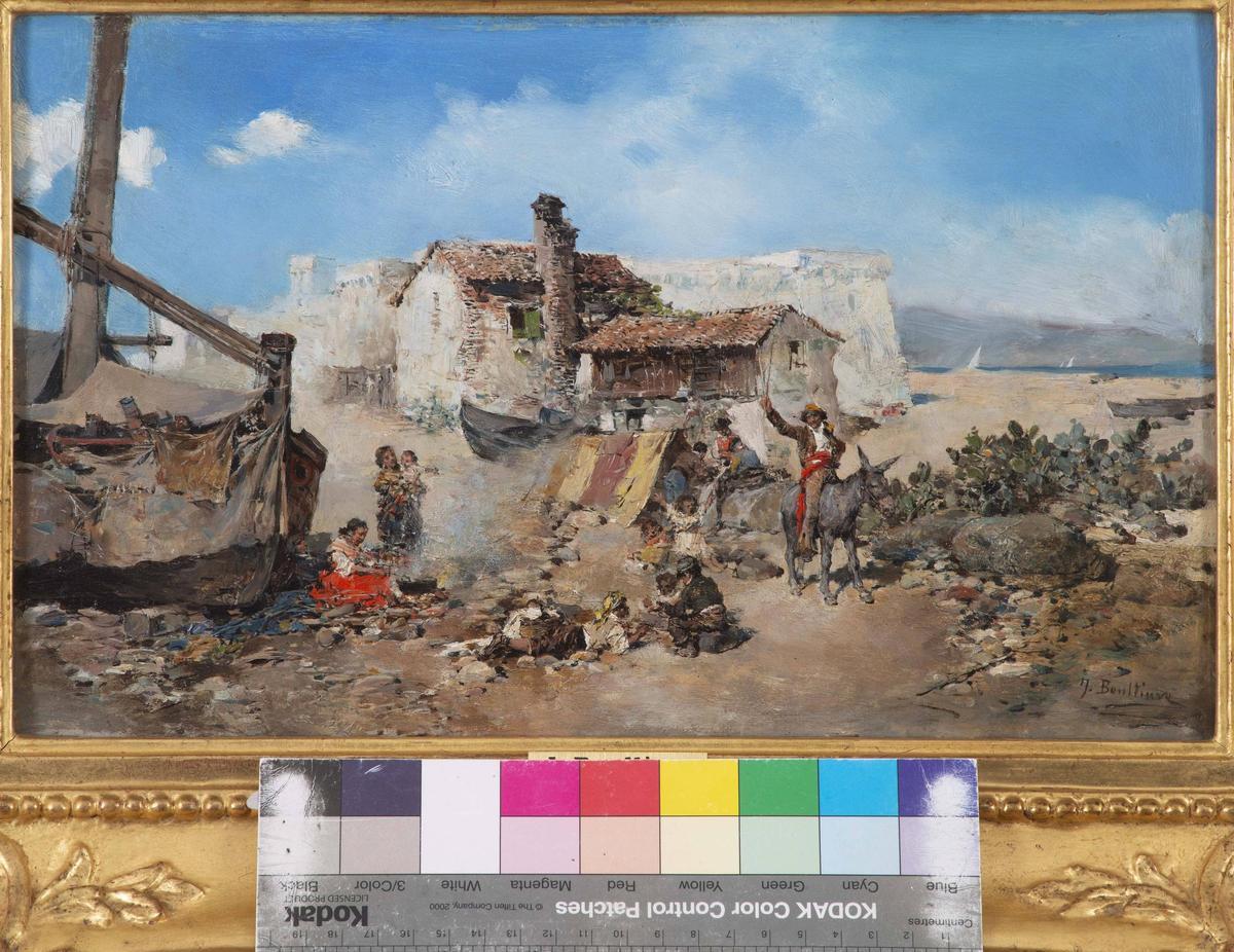 'Campamento Gitano', José Benlliure