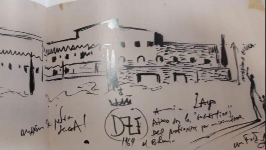 L'ampliació de l'Hotel Portlligat de Cadaqués que Dalí va imaginar i que mai es va fer realitat