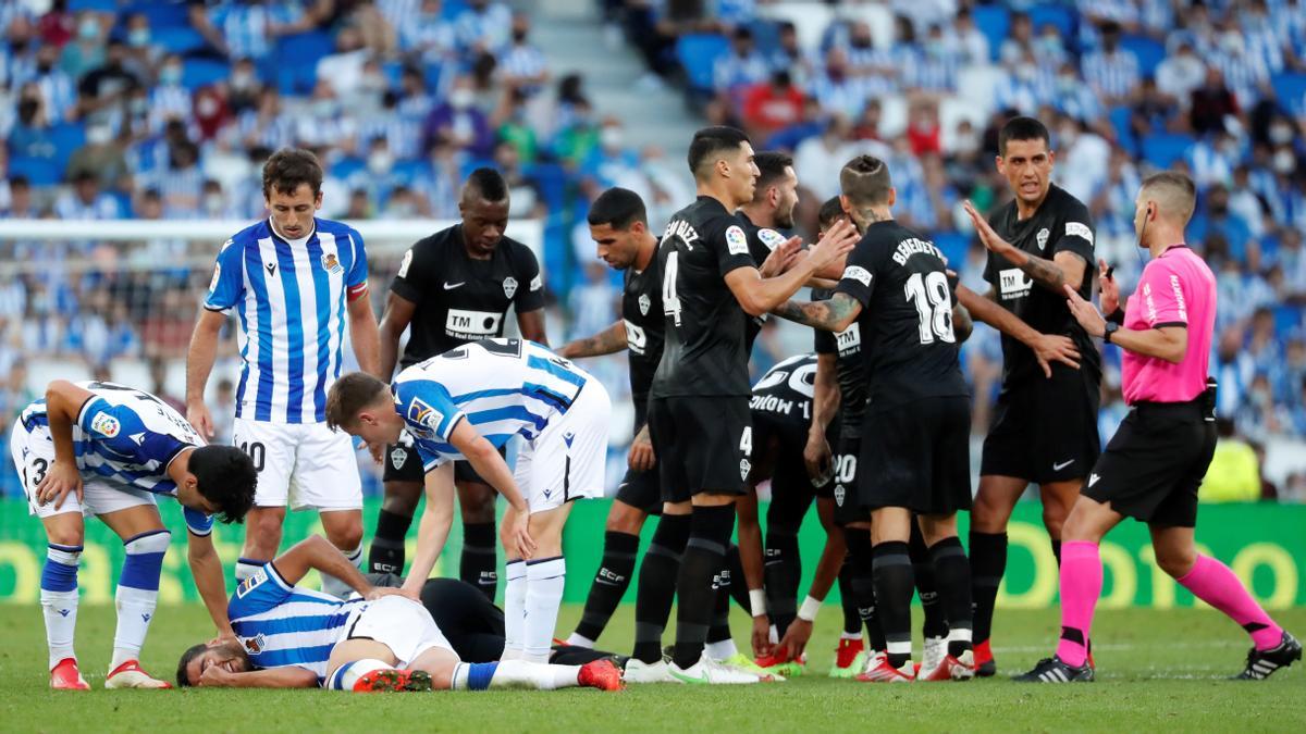 Las mejores imágenes del Real Sociedad - Elche CF