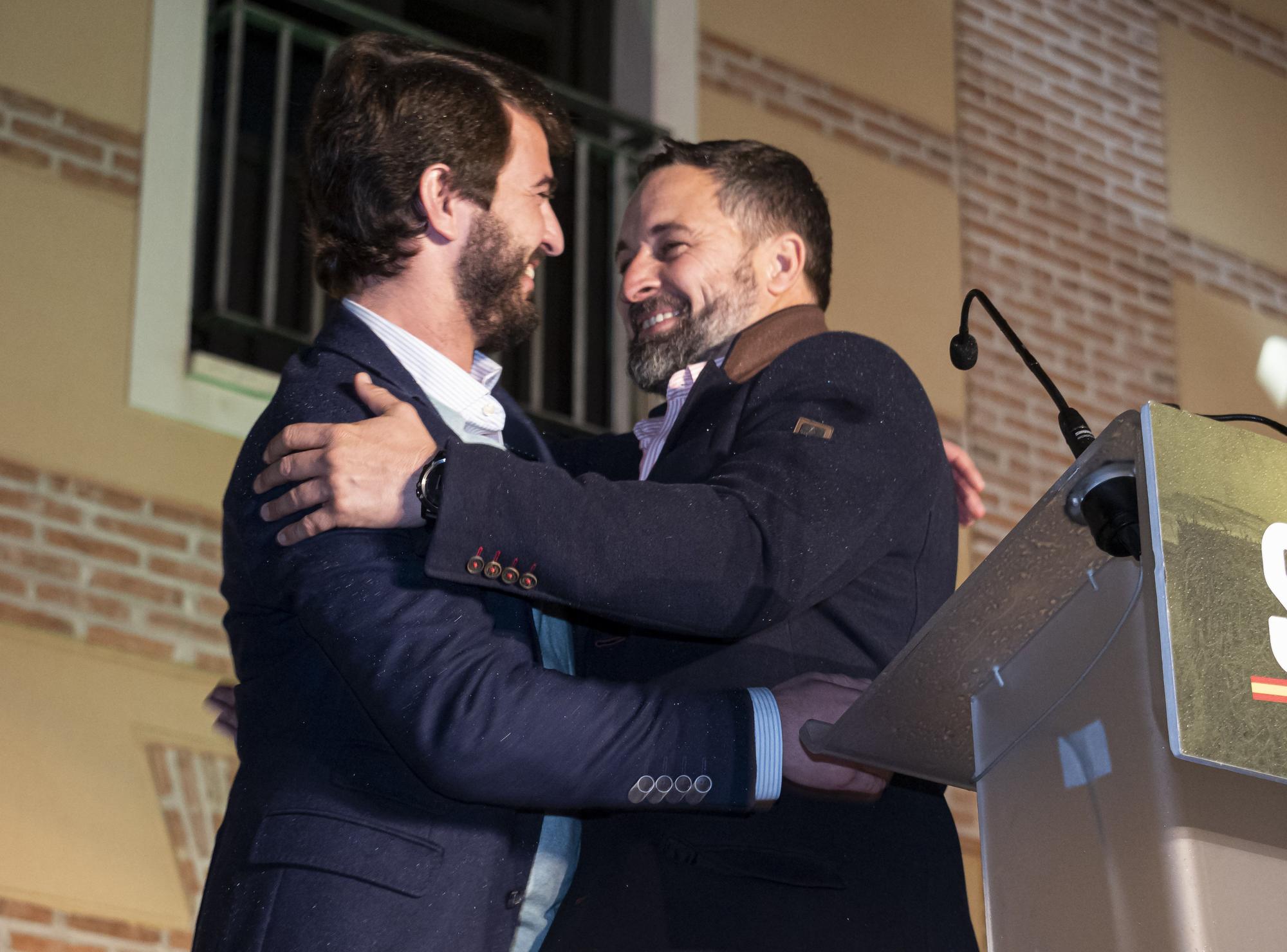 Juan García-Gallardo y Santiago Abascal (Vox)