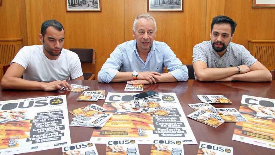 Iván Magariños, Juan Constenla y Alejandro Brey, ayer. // Bernabé/Juan Carlos Asorey