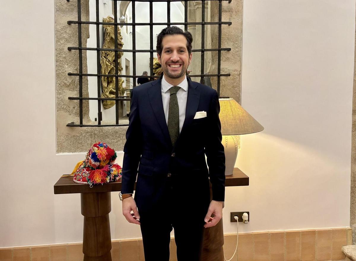 Jaime Garrido posa para este diario en el Hilton de Godoy.