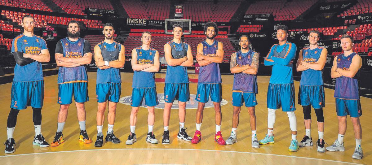 La plantilla del Valencia Basket está preparada para afrontar la fase decisiva de la Liga Endesa.