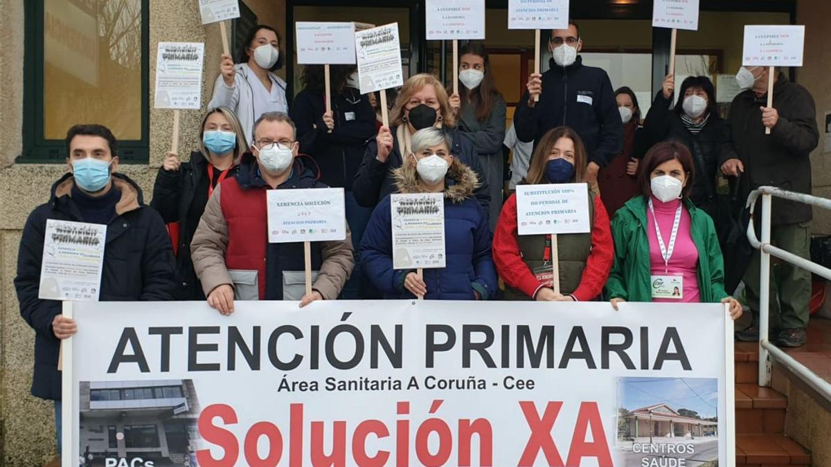 Nueva protesta de los sanitarios de Atención Primaria | L. O.