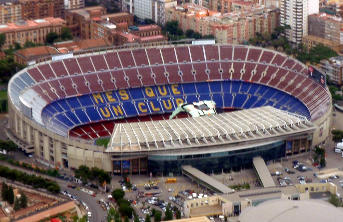 Vrsión antigua del Camp Nou