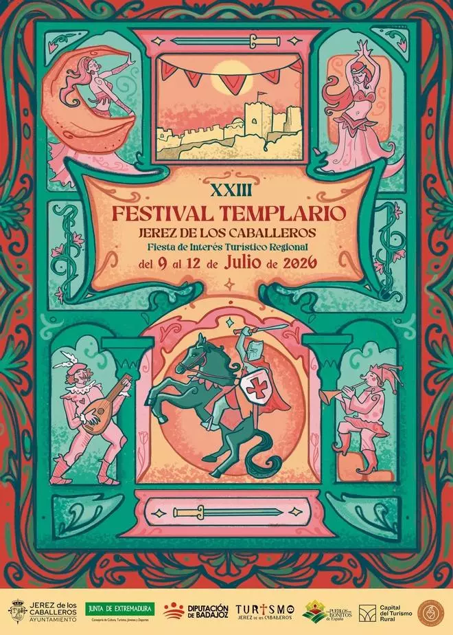 Cuatro días en la Edad Media: Jerez de los Caballeros se sumerge en su Festival Templario