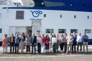 El buque oceanográfico ‘Odón de Buen’ visita A Coruña