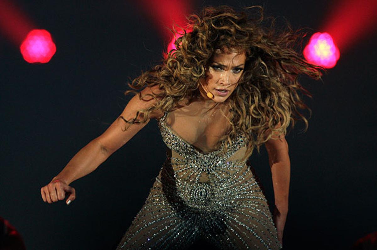 La cantant Jennifer Lopez actua durant un concert, com a part de la seva gira ’Dance again’, a la Ciutat de Panamà.