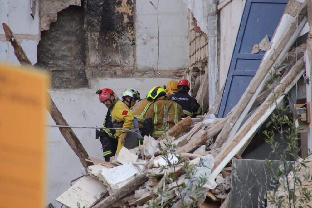 Aparece muerta la mujer desaparecida en el derrumbe de un edificio en Alcoy