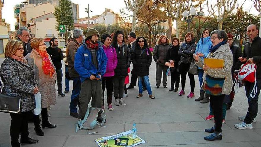 Protesta ahir a la tarda a Olesa per reclamar que es mantingui el màxim d&#039;aules de P3