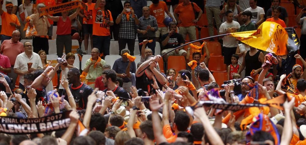 Así ha sido la celebración del Valencia Basket