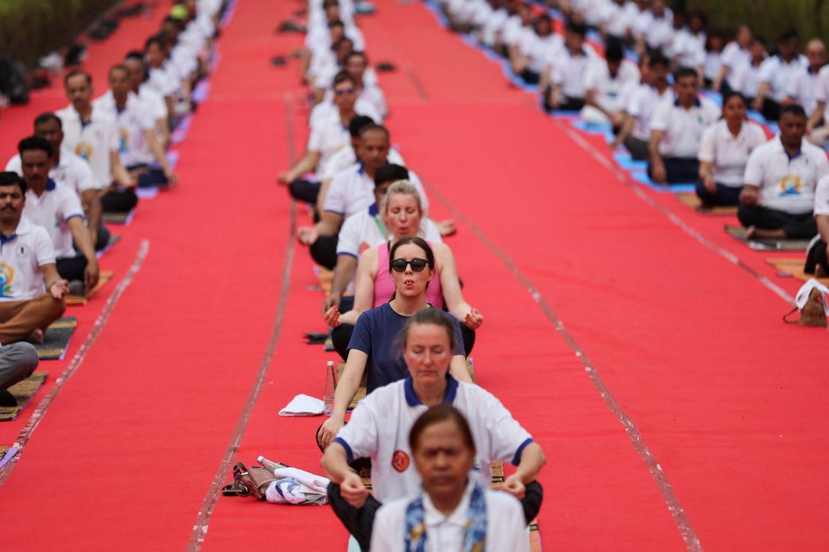 Día Internacional del Yoga en la India