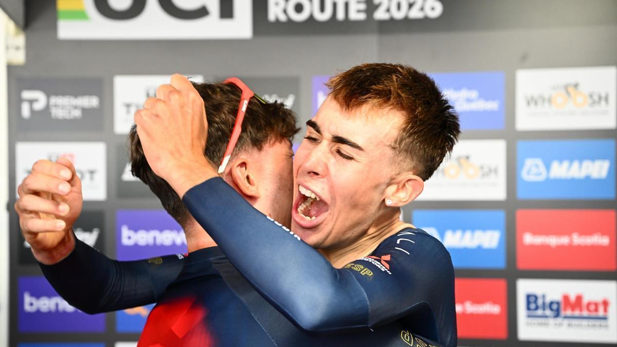 Un descomunal Benjamín Noval se proclama campeón del Mundo junior de contrarreloj