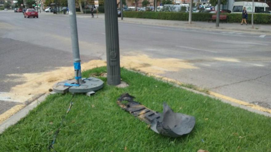 El arzobispo de Valencia, herido en un accidente de coche en la avenida del Cid