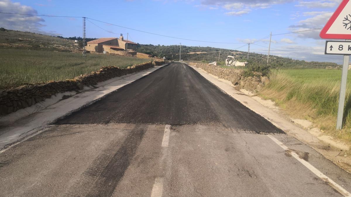 Arrancan las obras de la carretera de Portell a Cinctorres